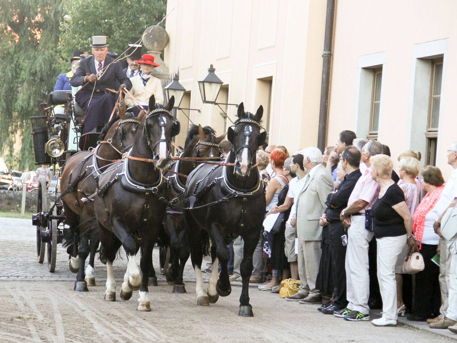 Park Coach mit den Vorderpferden LORD UDO und LORD BROWN I Fahrer: OSM Johannes Schade